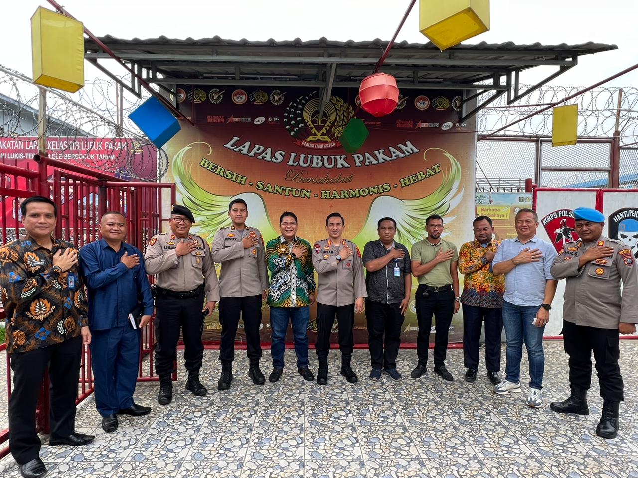 Jalin Sinergitas, Kapolresta Deli Serdang Silaturahmi ke Lapas Kelas IIB Lubuk Pakam
