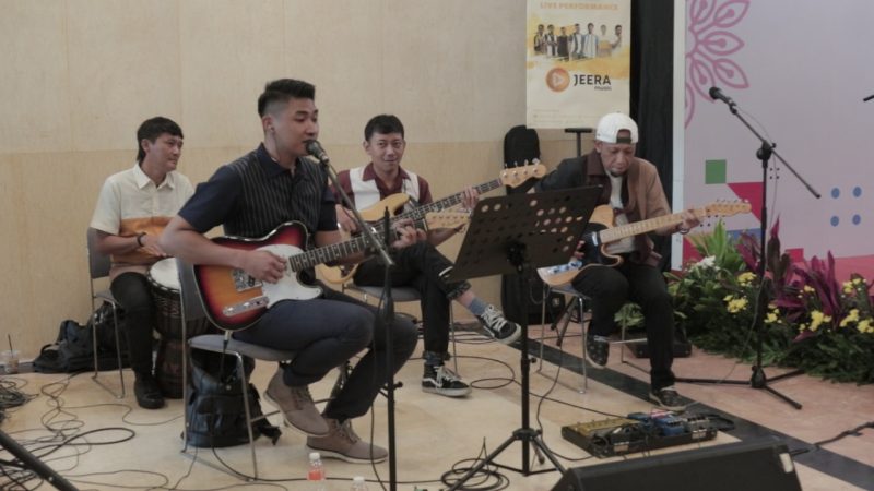 Grup band Besutan Bimgiat Rutan Cipinang, Kembali Memeriahkan Pameran Produk Kreatif Di Balai Kota DKI Jakarta