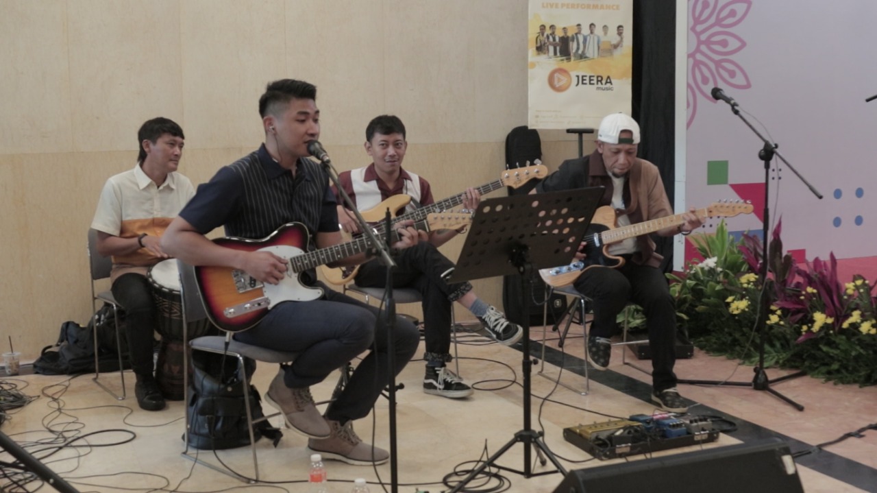 Grup band Besutan Bimgiat Rutan Cipinang, Kembali Memeriahkan Pameran Produk Kreatif Di Balai Kota DKI Jakarta