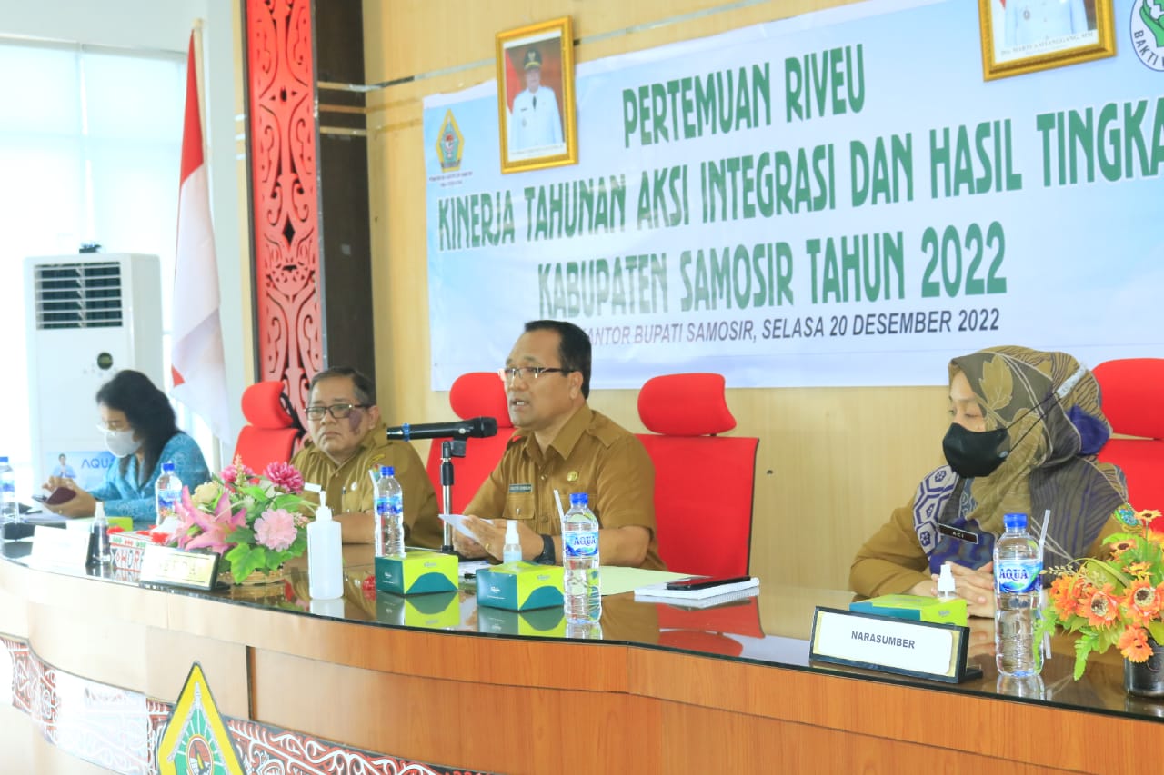 Pemkab Samosir Gelar Pertemuan Review Kinerja Tahunan 2022