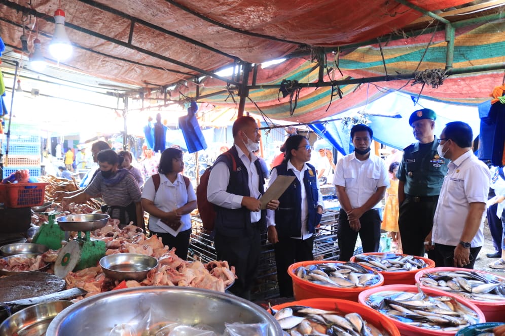 Jelang Nataru, Forkopimda Monitoring Harga dan Ketersediaan Pangan di Pasar