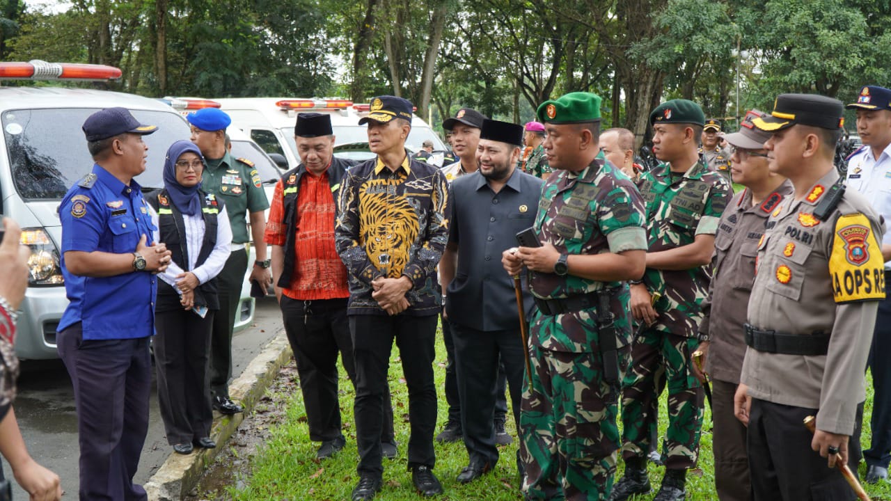 Polres Langkat Polda Sumut Gelar Apel Operasi Lilin Pengamanan Nataru