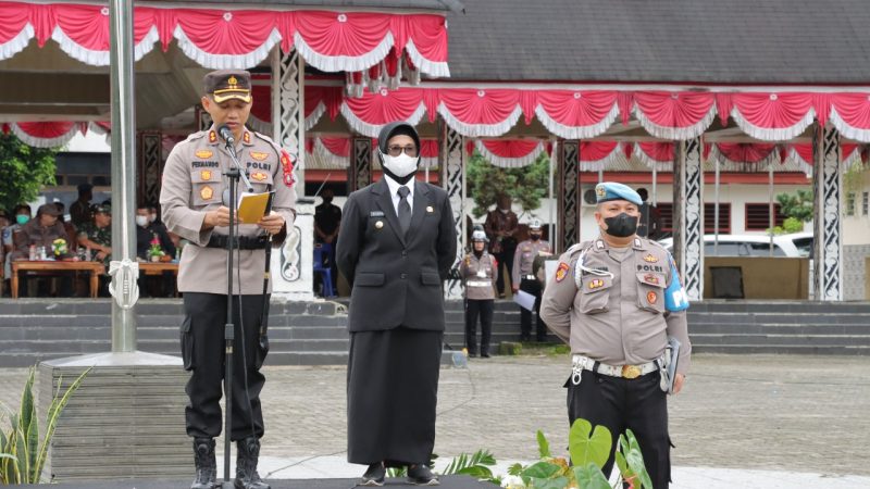 Polres Pematang Siantar Bersama Forkopimda Plus Laksanakan Apel Gelar Pasukan OPS Lilin Toba 2022