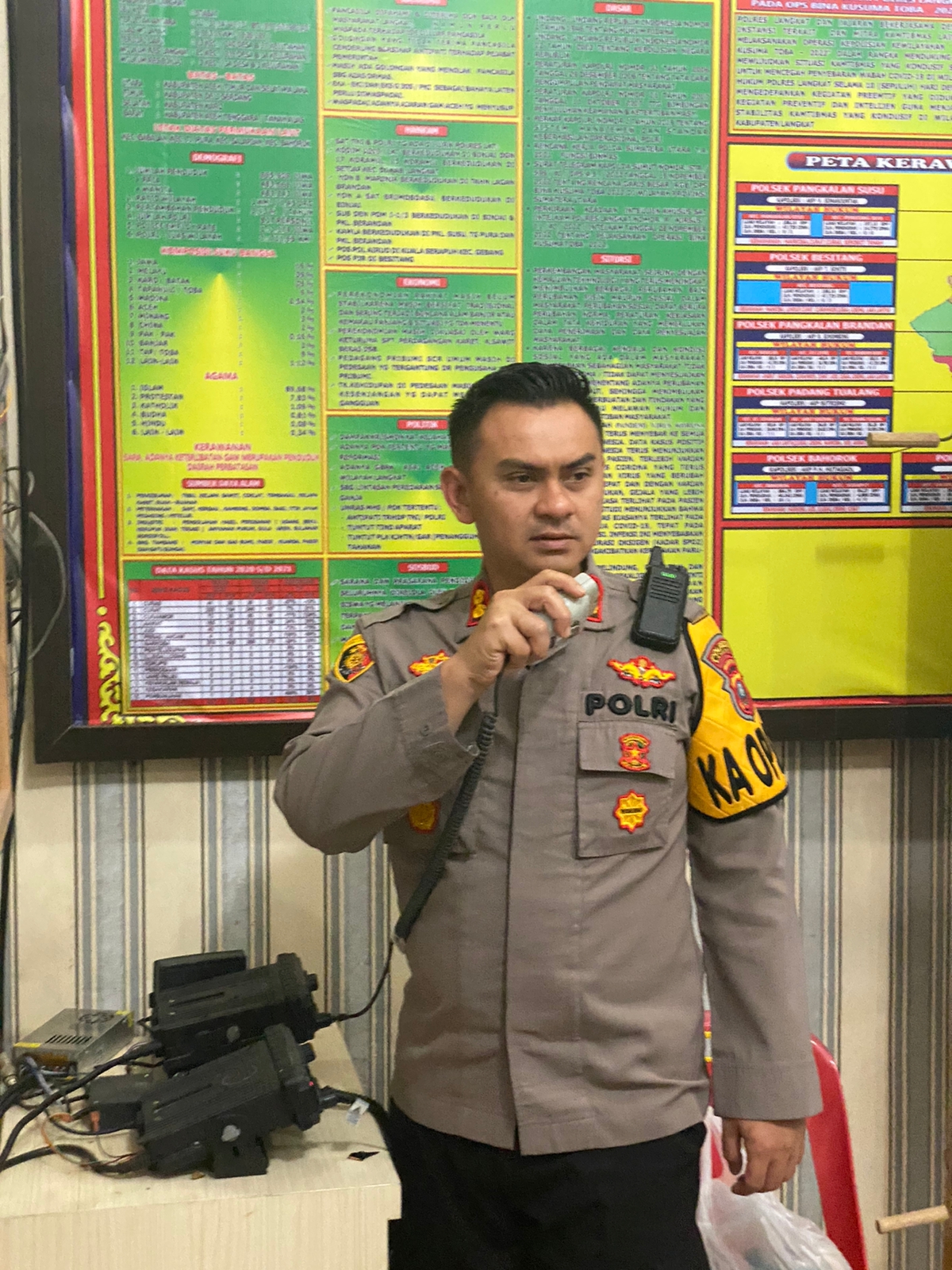 Kapolres Langkat Melaksanakan Monitoring Posko Oprasi Lilin