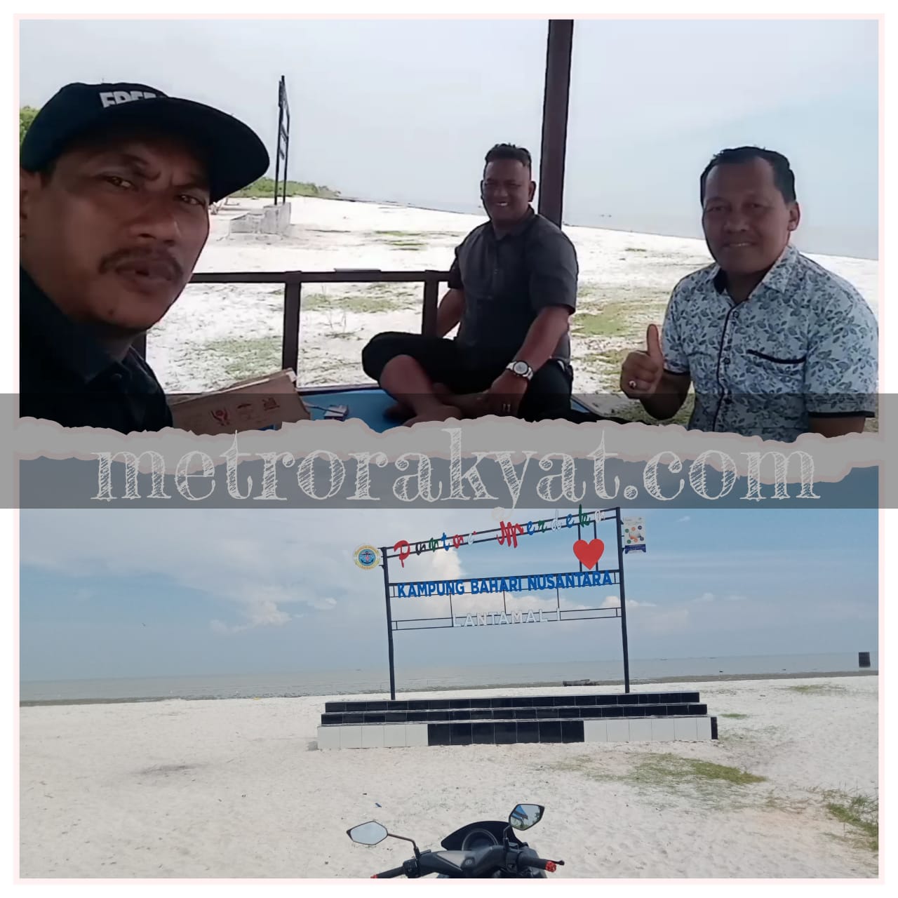 Pantai Merdeka Kampung Kito Desa Bagan Kuala Terus Lakukan Pembenahan