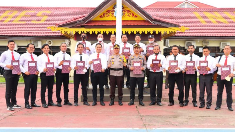 Ungkap Kasus Sei Kemiri, 19 Personel Polres Inhu Terima Penghargaan
