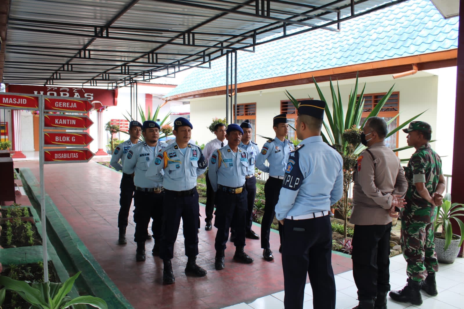 Sinergitas Lapas Siborongborong dengan TNI/Polri Cegah Gangguan Kamtib Jelang Pergantian Tahun