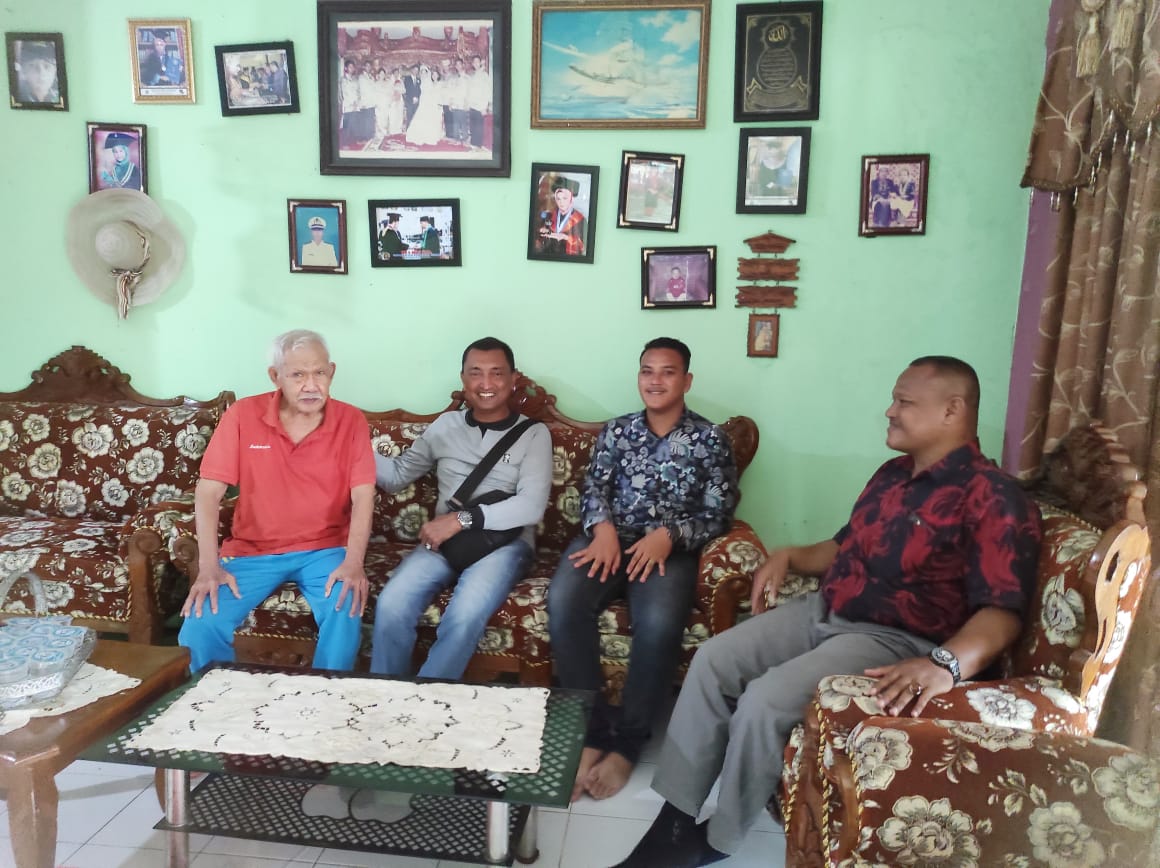 AKP Ildani ilyas Pulang ke Langsa Kunjungi Wartawan Senior Tamrin Sawal