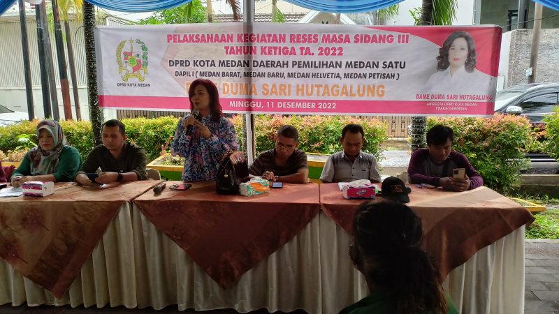 Pelaksanaan Reses Masa Sidang II Tahun 2022, Duma Terima Keluhan Warga Jalan Patula I Terkait Pohon, Banjir dan Jalan Berlobang