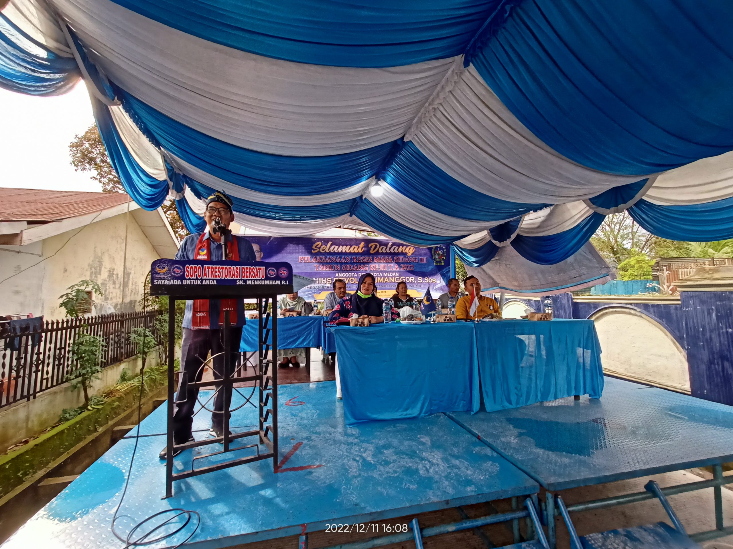 Saat Pelaksanaan Reses Masa Sidang III Tahun 2022, Antonius Tumanggor Minta LPJU Harus Terang Benderang Sebelum Natal