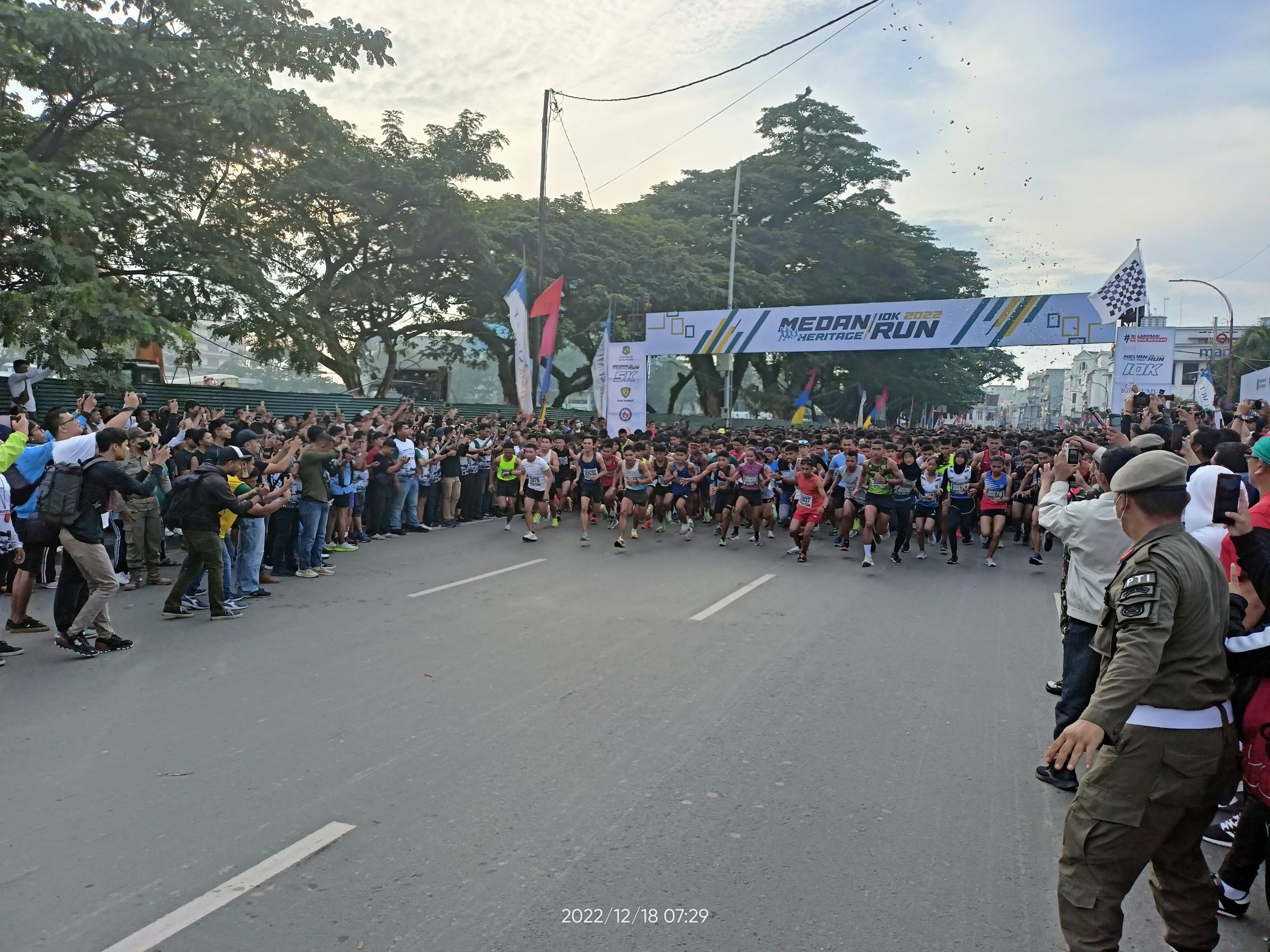 Sempat Molor Dari Waktu Yang Ditentukan, Bobby Nasution Obati Kekesalan Peserta Medan Run Heritage 10 K Tahun 2022