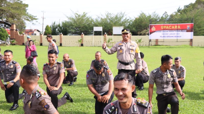 38 Personel Polres Sergai Naik Pangkat, Ini Kata AKBP Ali Machfud