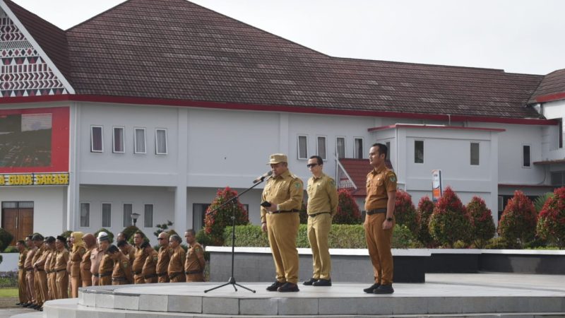 Apel Perdana 2023 Bupati Tapsel Angka Kemiskinan Lampaui Target
