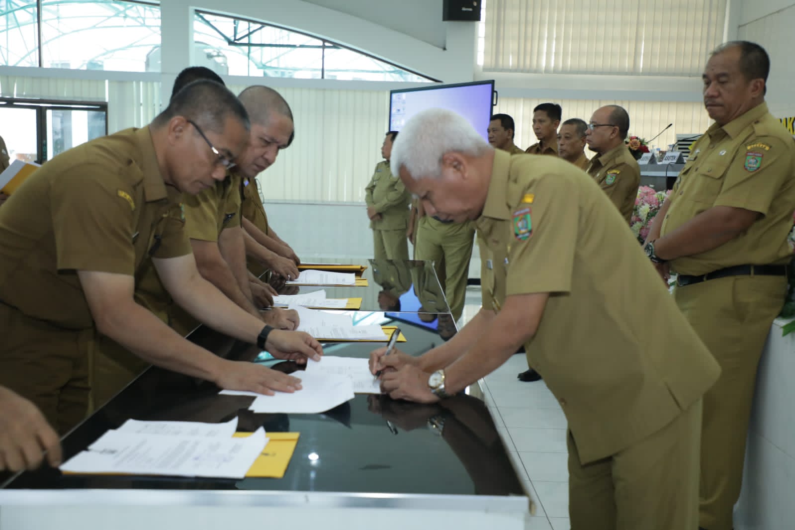 OPD dan Camat Asahan Tandatangani Perjanjian Kinerja
