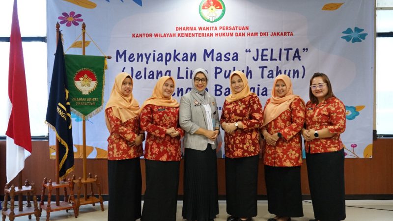 Perkuat Silaturahmi Antar Anggota, Dharma Wanita Rutan Cipinang DKI Jakarta Hadiri Pertemuan Anggota Serta Seminar Kesehatan