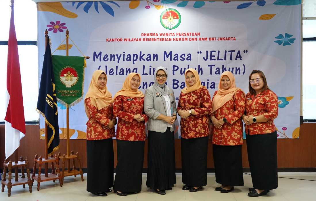 Perkuat Silaturahmi Antar Anggota, Dharma Wanita Rutan Cipinang DKI Jakarta Hadiri Pertemuan Anggota Serta Seminar Kesehatan