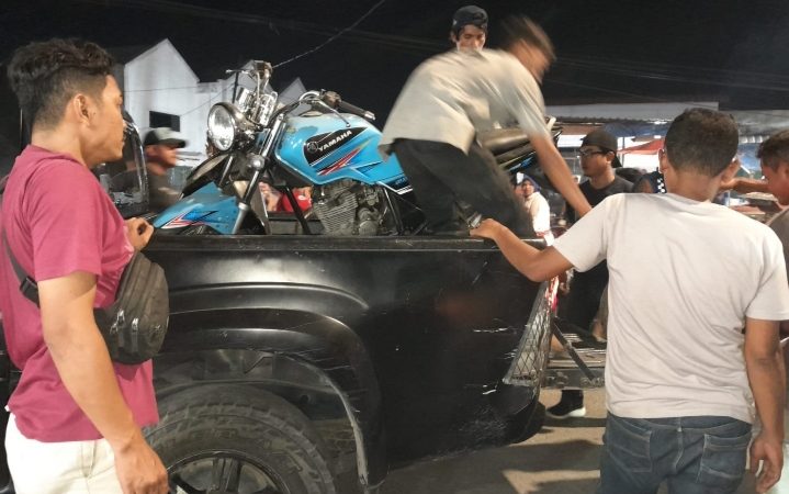 Polsek Percut Gerebek Gudang, Puluhan Sepeda Motor Diduga Hasil Kejahatan Diamankan