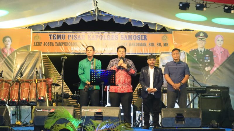 Bupati/Wabup Samosir Hadiri Temu Pisah Kapolres Samosir