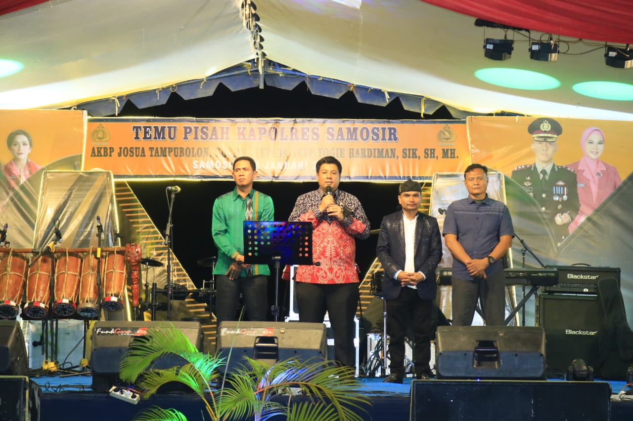 Bupati/Wabup Samosir Hadiri Temu Pisah Kapolres Samosir