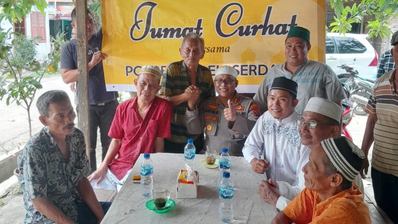 Giat Jumat Curhat, Polresta Deli Serdang Dengar Keluhan Warga