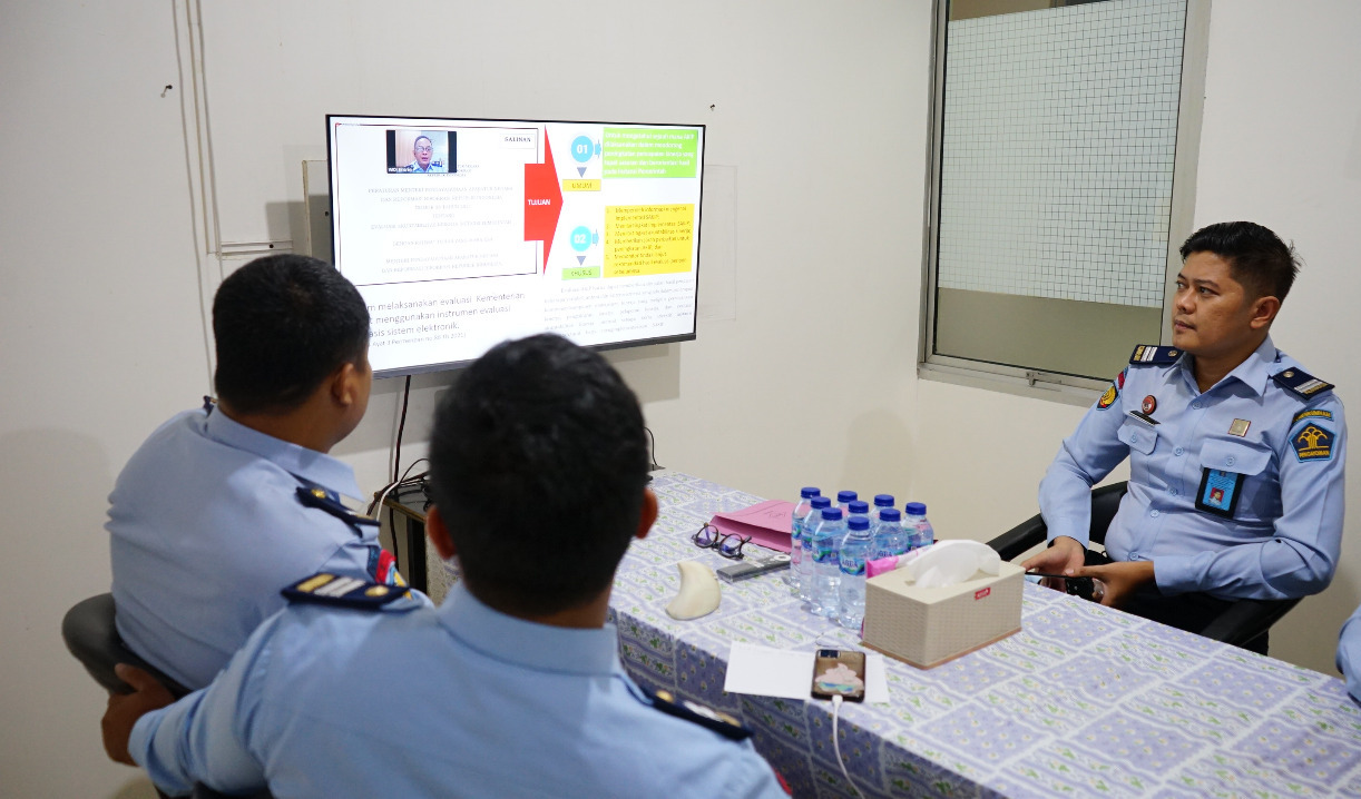 Wujudkan Kemenkumham Semakin PASTI dan BerAkhlak, Rutan Cipinang Ikuti Sosialisasi Pedoman Penyusunan Laporan Kinerja Instansi Pemerintah