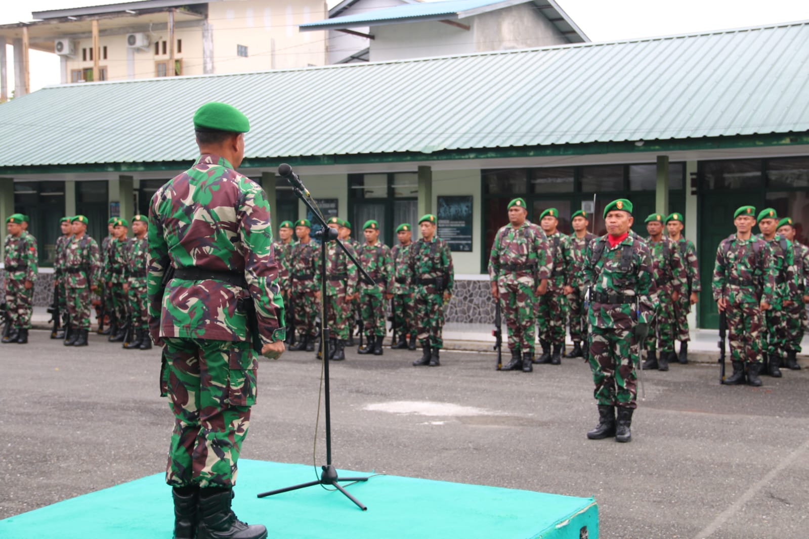 Tegas Dan Lugas, Kasdim 0105/Abar Bacakan Amanat Panglima TNI Pada Saat Upacara Bendera Merah Putih 17 – an