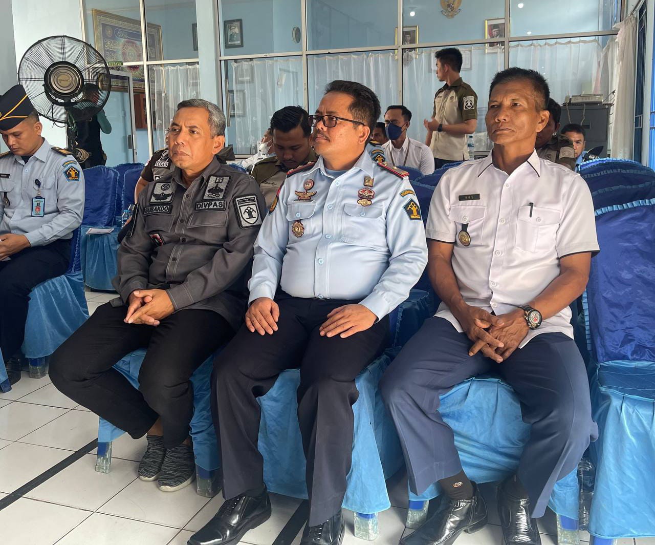 Karutan Rengat Kelas II B  Hadiri Serah Terima Jabatan dan Pisah Sambut Kepala Rupbasan