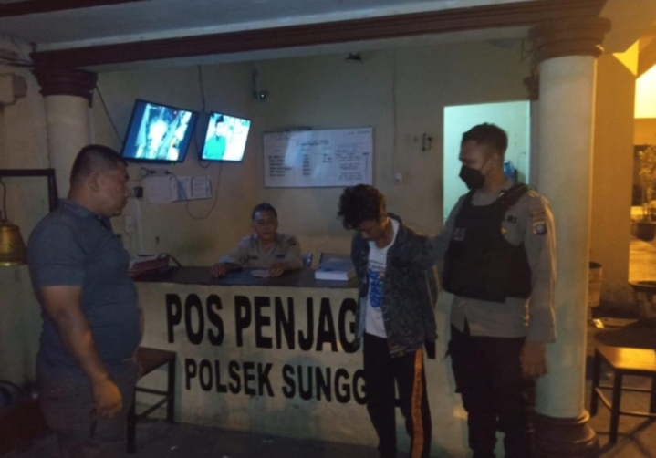 Tim Patroli Presisi Sat Samapta Polrestabes Medan Amankan 1 Remaja Dari 3 Terduga Begal