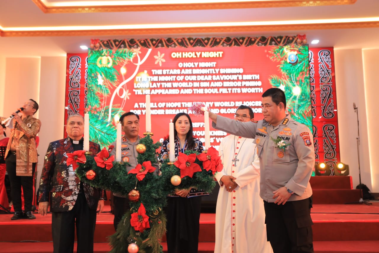 Perayaan Natal Polda Sumut Khidmat dan Sukses