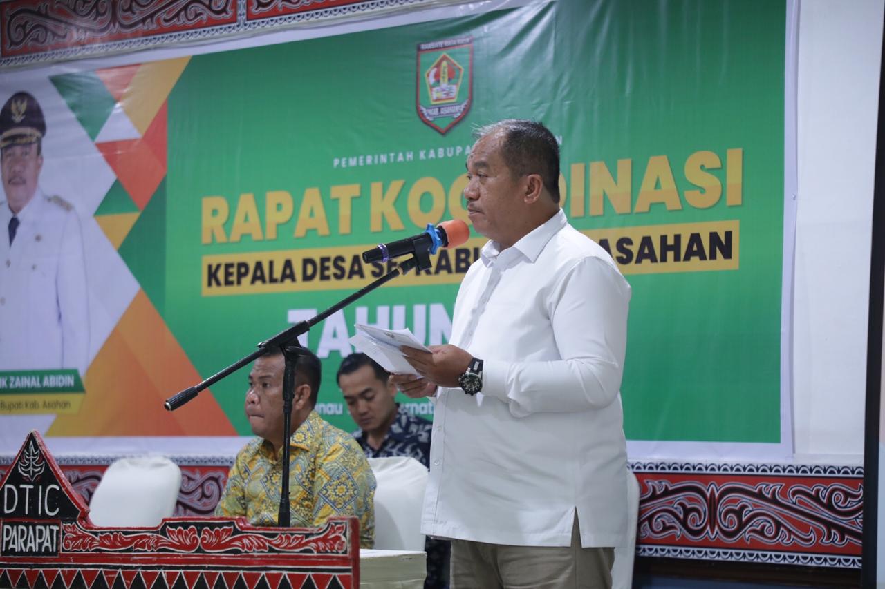 Pemkab Asahan Buka Rakor Antar Kepala Desa