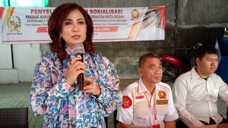 Laksanakan Sosperda No.4 Tahun 2012 Tentang Sistem Kesehatan, Duma : Program UHC Bantu Warga Kurang Mampu di Kota Medan