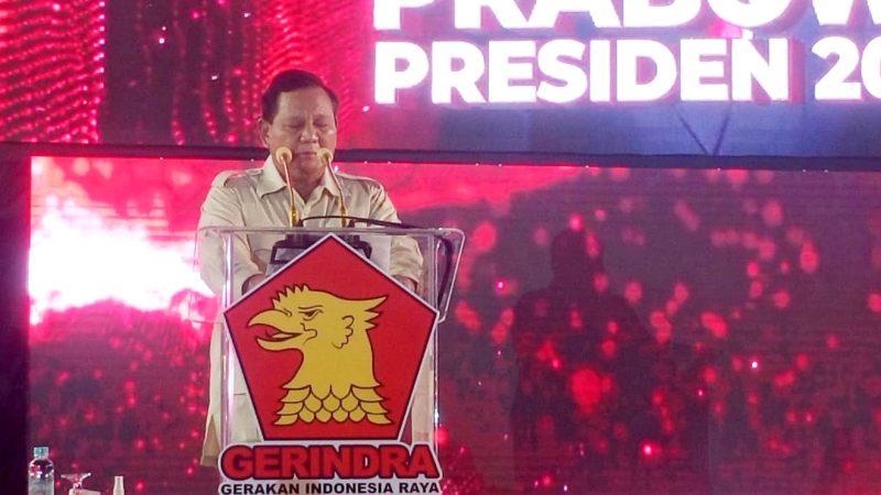 Pidato Berapi-api Prabowo Subianto di Perayaan Natal Nasional Partai Gerindra Serukan Semua Umat Beragama Jaga Persatuan