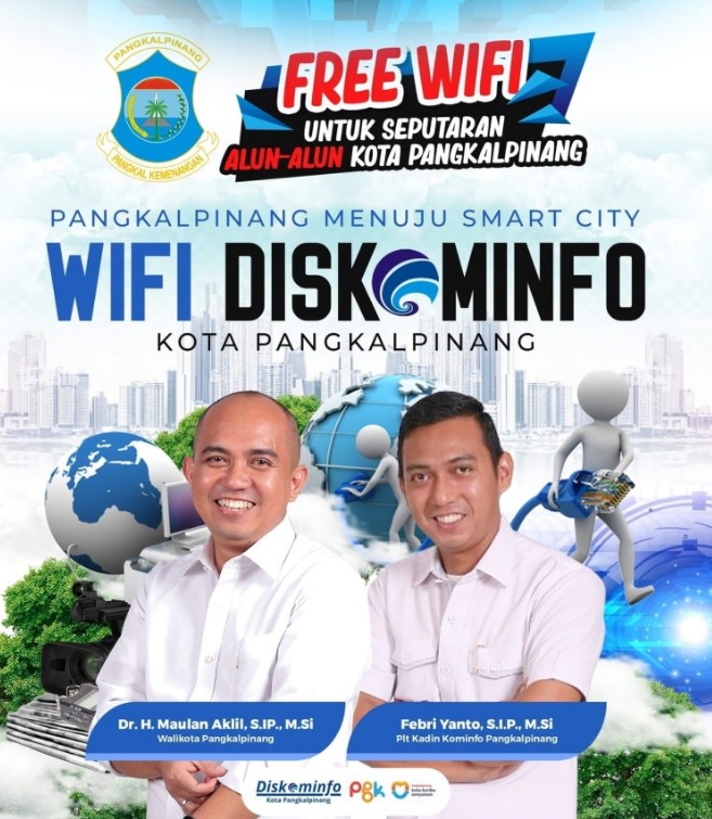 Diskominfo Kota Pangkalpinang Luncurkan WiFi Gratis Untuk Mewujudkan Pangkalpinang Sebagai Smart City