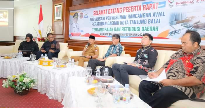 Pemko Tanjung Balai Sosialisasi Ranwal Perda Pajak dan Retribusi Daerah