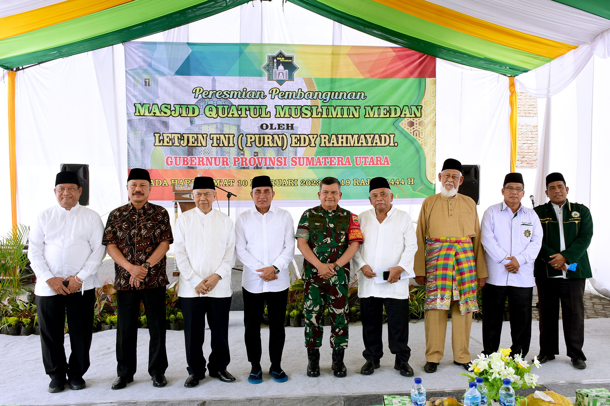 Resmikan Pembangunan Masjid Quatul Muslimin, Edy Rahmayadi Berharap Masjid Sebagai Pusat Peradaban Umat Islam