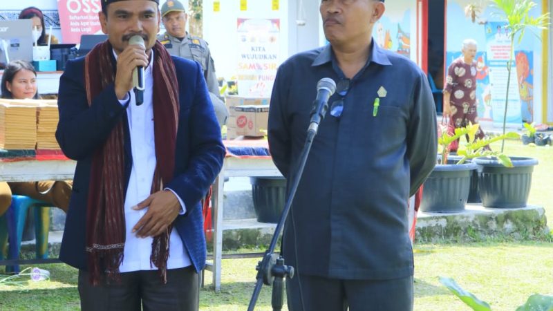 Wakil Ketua DPRD Samosir Apresiasi Program Bunga Desa Masyarakat Saornauli Hatoguan.