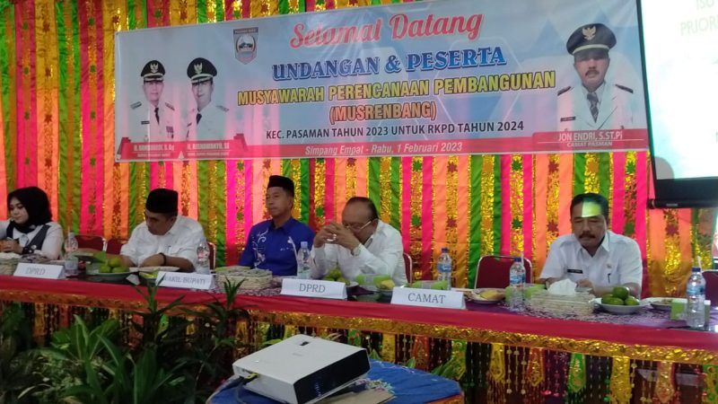 Minim Pembangunan Infrastuktur Dan Prasarana Umum, Serasa Di Anak Tirikan !!!, Begini Ungkap Ketua Bamus Nagari Aia Gadang.