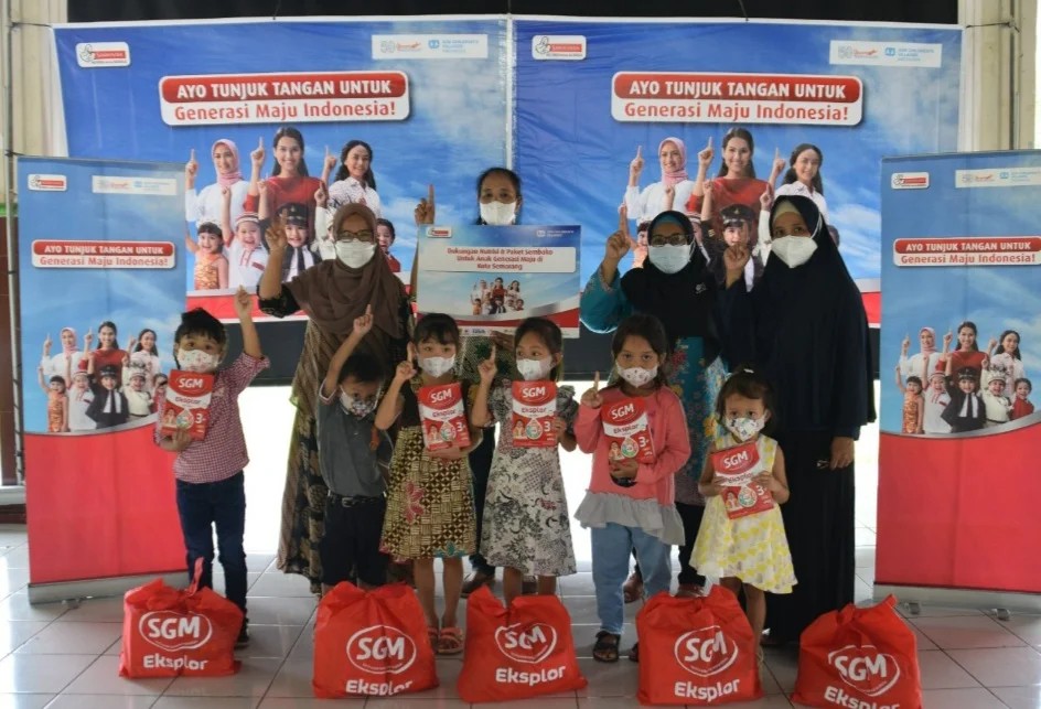 SGM Eksplor Salurkan Dukungan Akses Nutrisi, Wujudkan Generasi Emas 2045