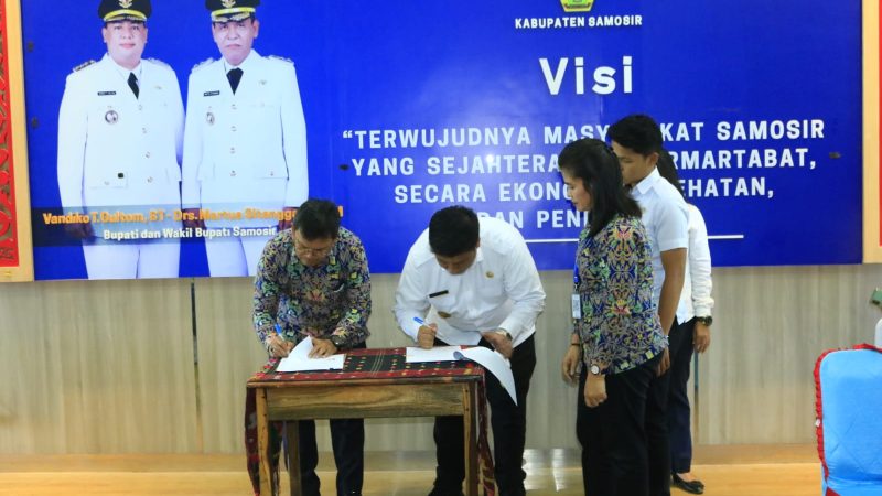 Bupati Samosir Terima Pengelolaan Sementara Sibea-bea