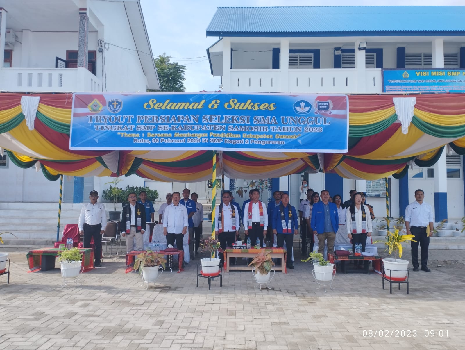 Bupati Samosir Apresiasi Pelaksanaan Try Out Masuk SMA Unggul oleh DPC GAMKI