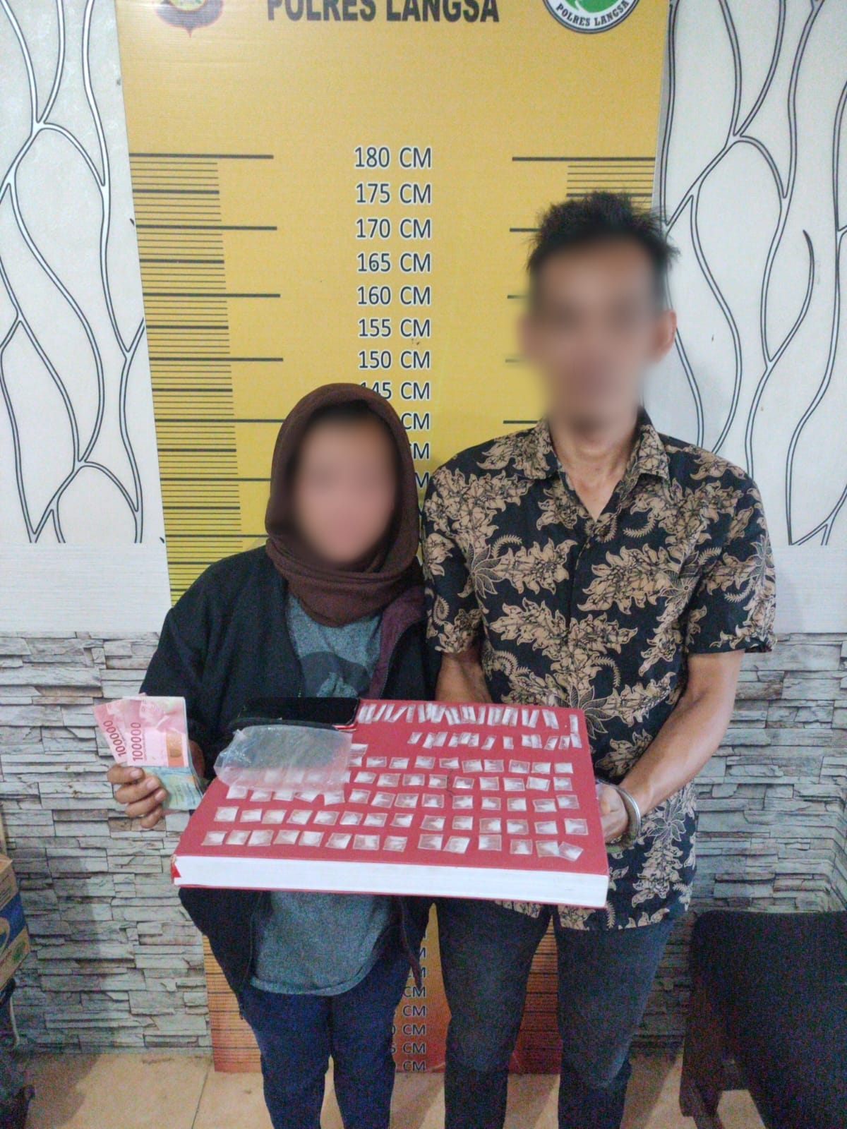 Jual Sabu, Sepasang Suami Istri Diamankan Sat Resnarkoba Polres Langsa