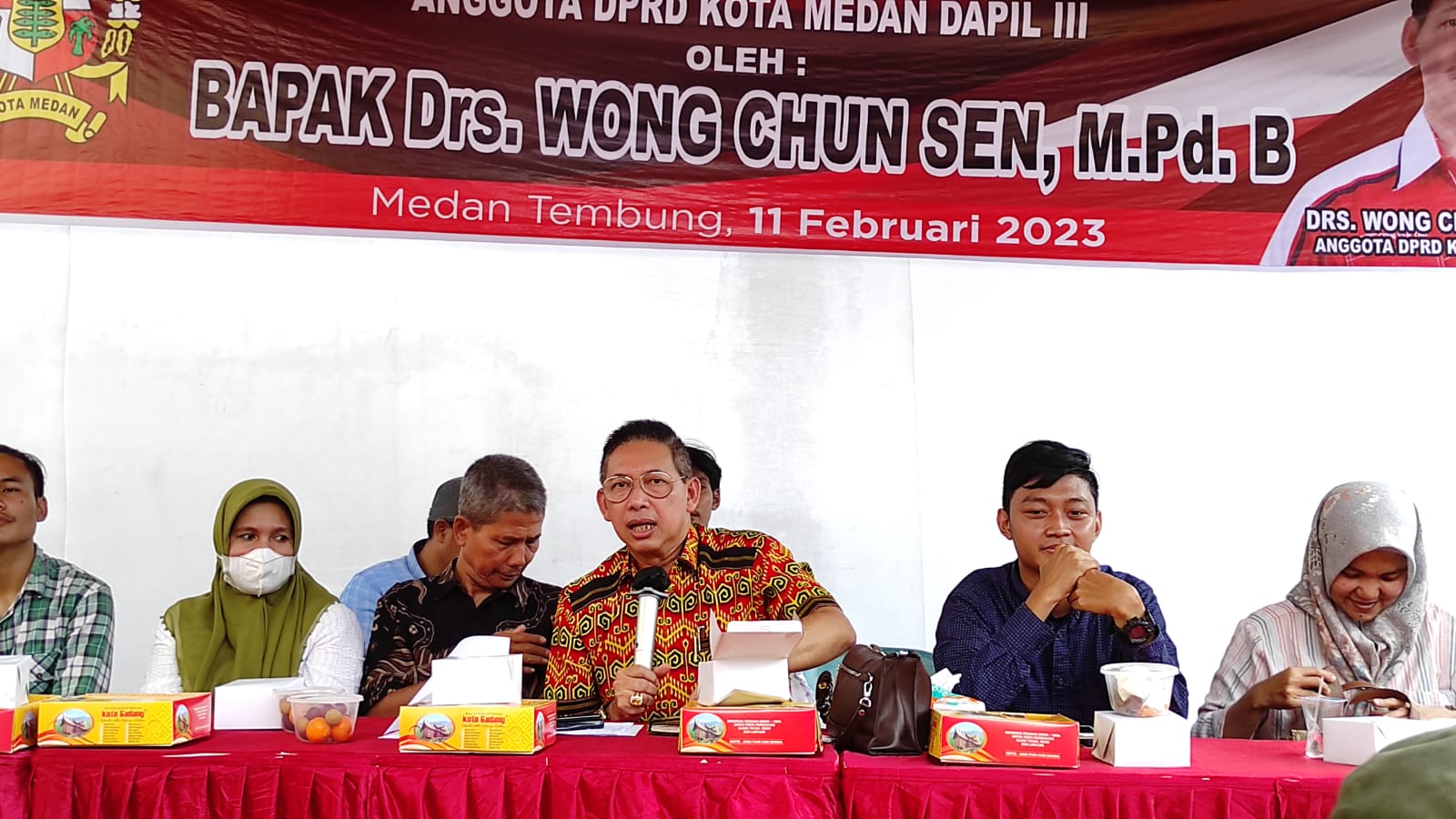 Reses, Wong Chun Sen Tampung Aspirasi Seribuan Masyarakat di Dapil 3 Kota Medan