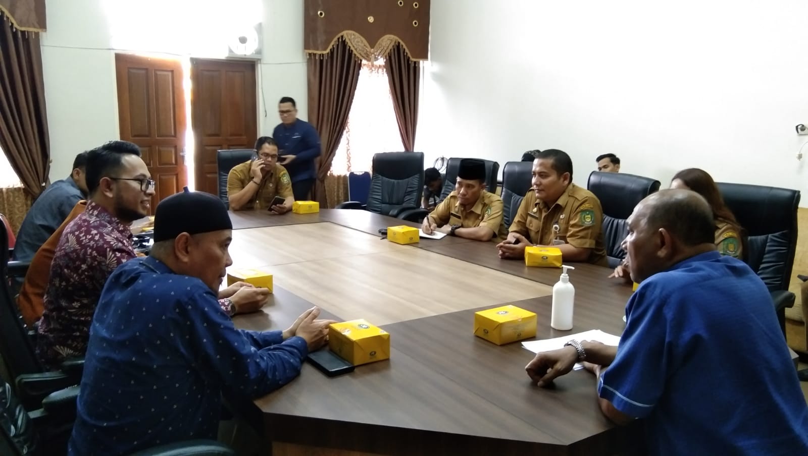 AMCF Sumut Audiensi Ke Pemkab Langkat Minta Dukungan Syah Afandin