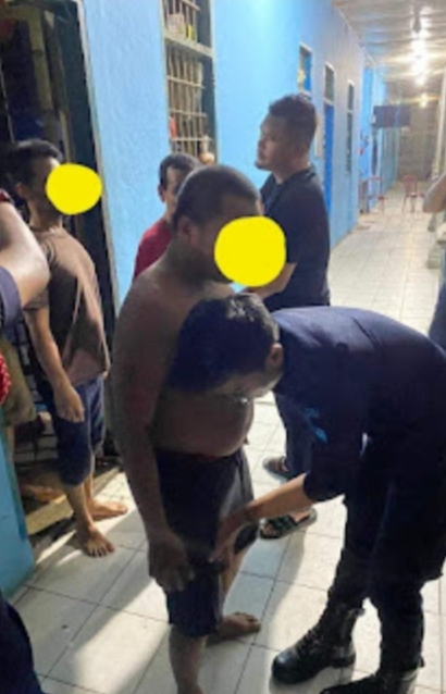 Karutan Kelas II B Tanjung Pura Melaksanakan Inpeksi Mendadak Kamar Warga Binaan