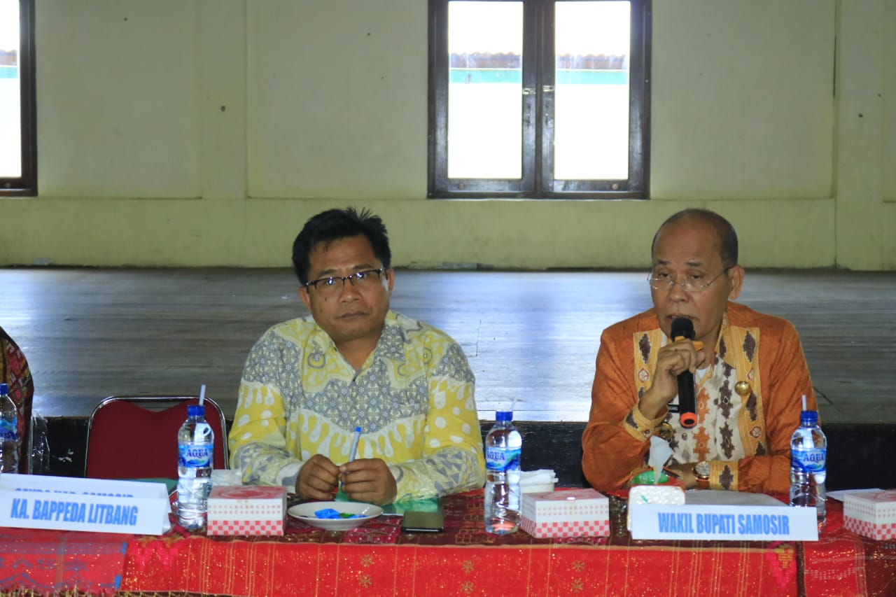 Wabup Samosir, Buka Musrenbang Kecamatan Onan Runggu