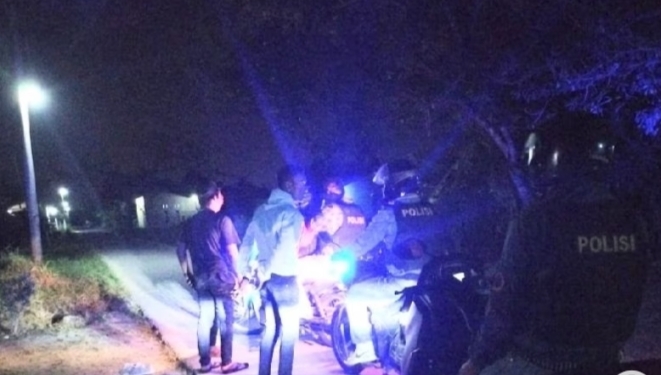 Polsek Tanjung Morawa Sisir Sejumlah Lokasi Rawan Tawuran