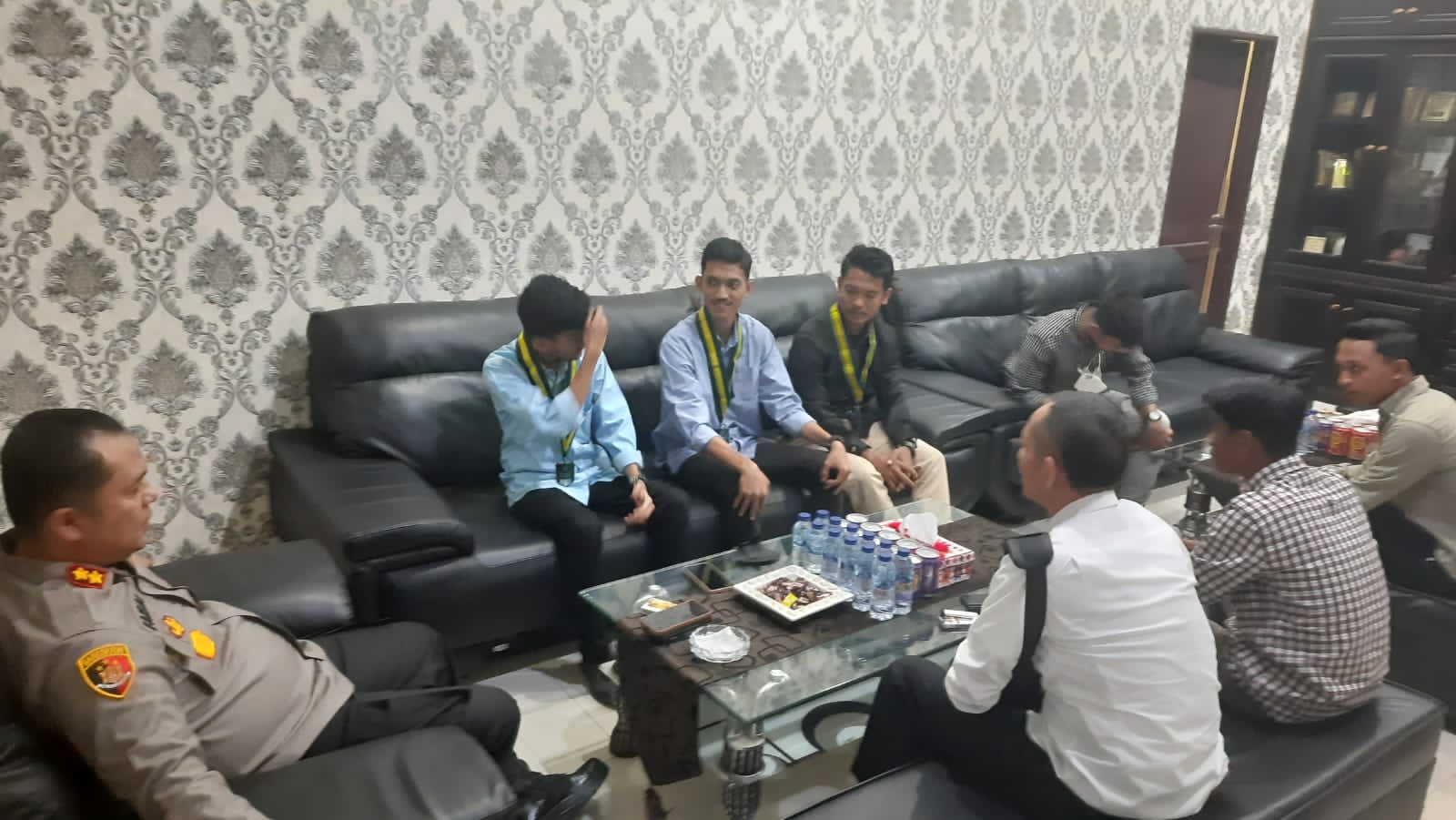 Kapolres Langkat Terima Audensi Serikat Mahasiswa Muslimin Indonesia (SEMMI) Kab. Langkat