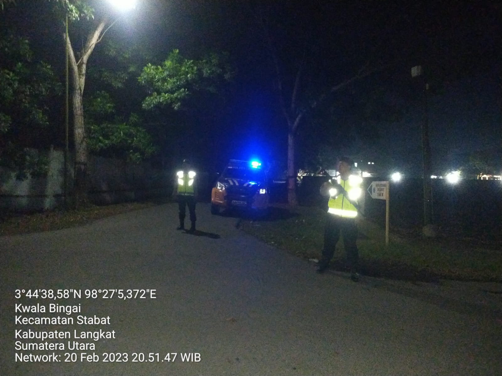 Menjaga Situasi Kamtibmas Yang Kondusif, Sat Samapta Polres Langkat Polda Sumut Laksanakan Blue Light Patrol (BLP)