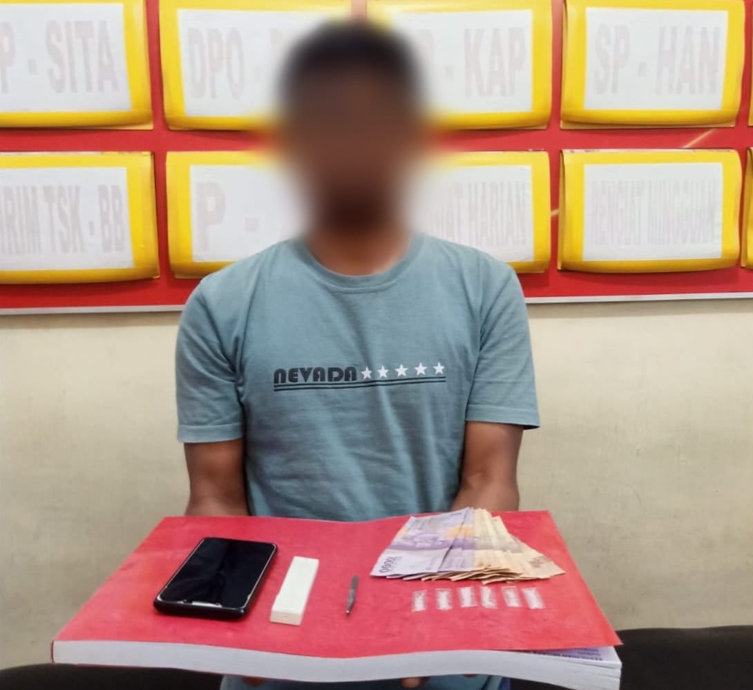 Hendak Transaksi Narkoba Pria 32 Tahun Diamankan Polsek Langsa