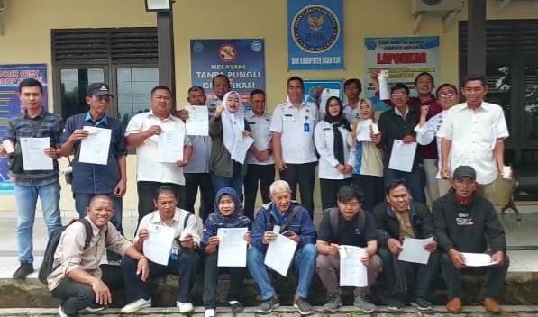 PWI Gelar Audiensi Dengan BNN Kabupaten Ogan Ilir, Hasil Tes Urine 20 Wartawan Dinyatakan Negatif